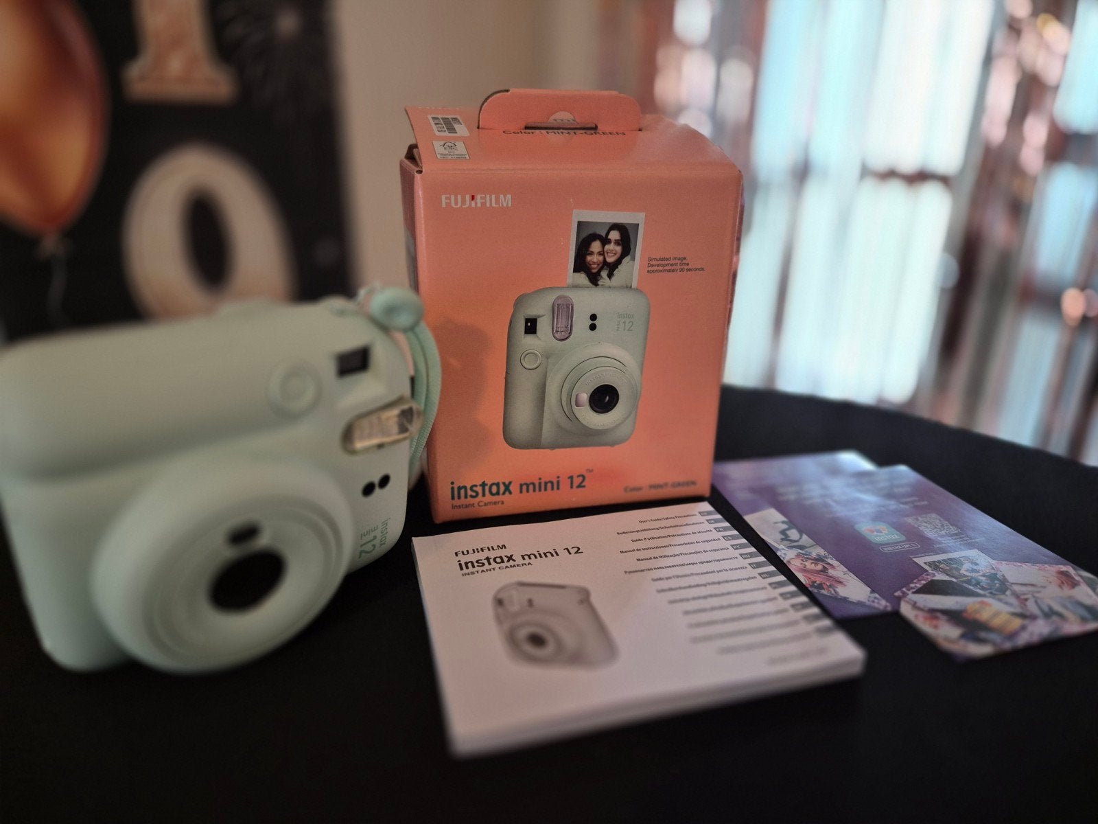 polaroid Instax Mini 12 Instant Camera - Mintgroen, Ophalen, Zo goed als nieuw, Polaroid, Fuji