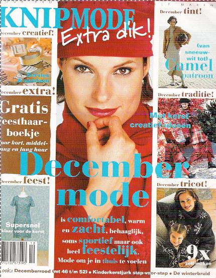 3 x KNIPMODE 1996 de nummers maart augustus en december, Hobby en Vrije tijd, Kledingpatronen, Zo goed als nieuw, Overige typen
