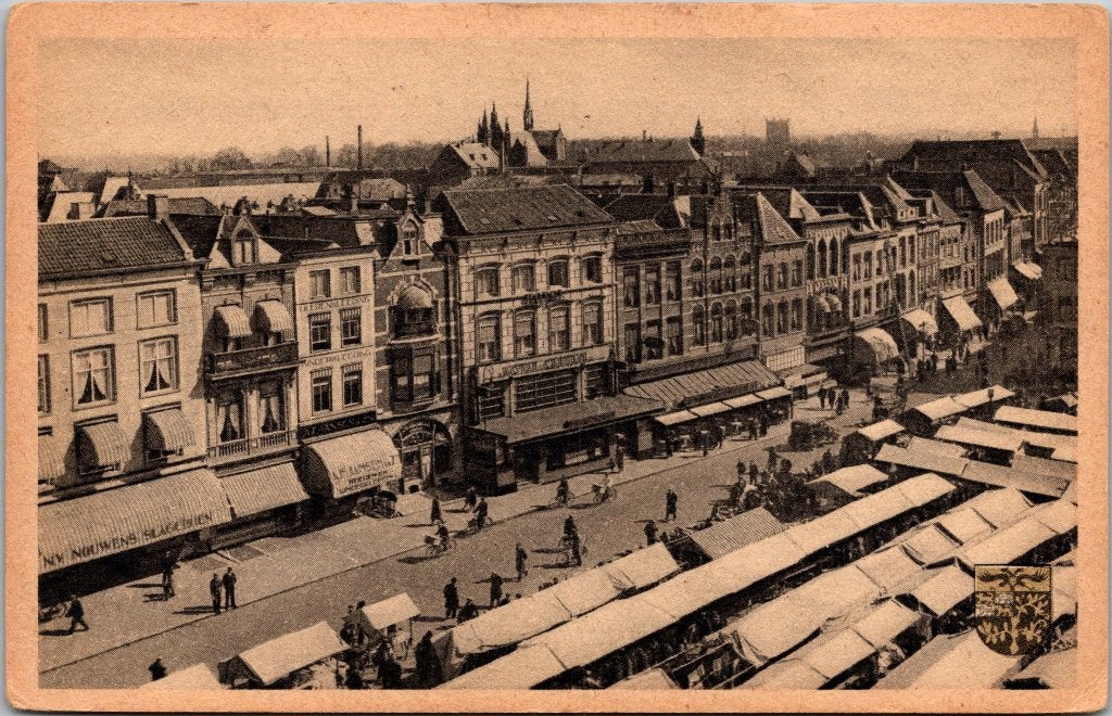 's-Hertogenbosch Den Bosch - 3 antieke ansichtkaarten, Verzenden, 1920 tot 1940, Ongelopen, Noord-Brabant
