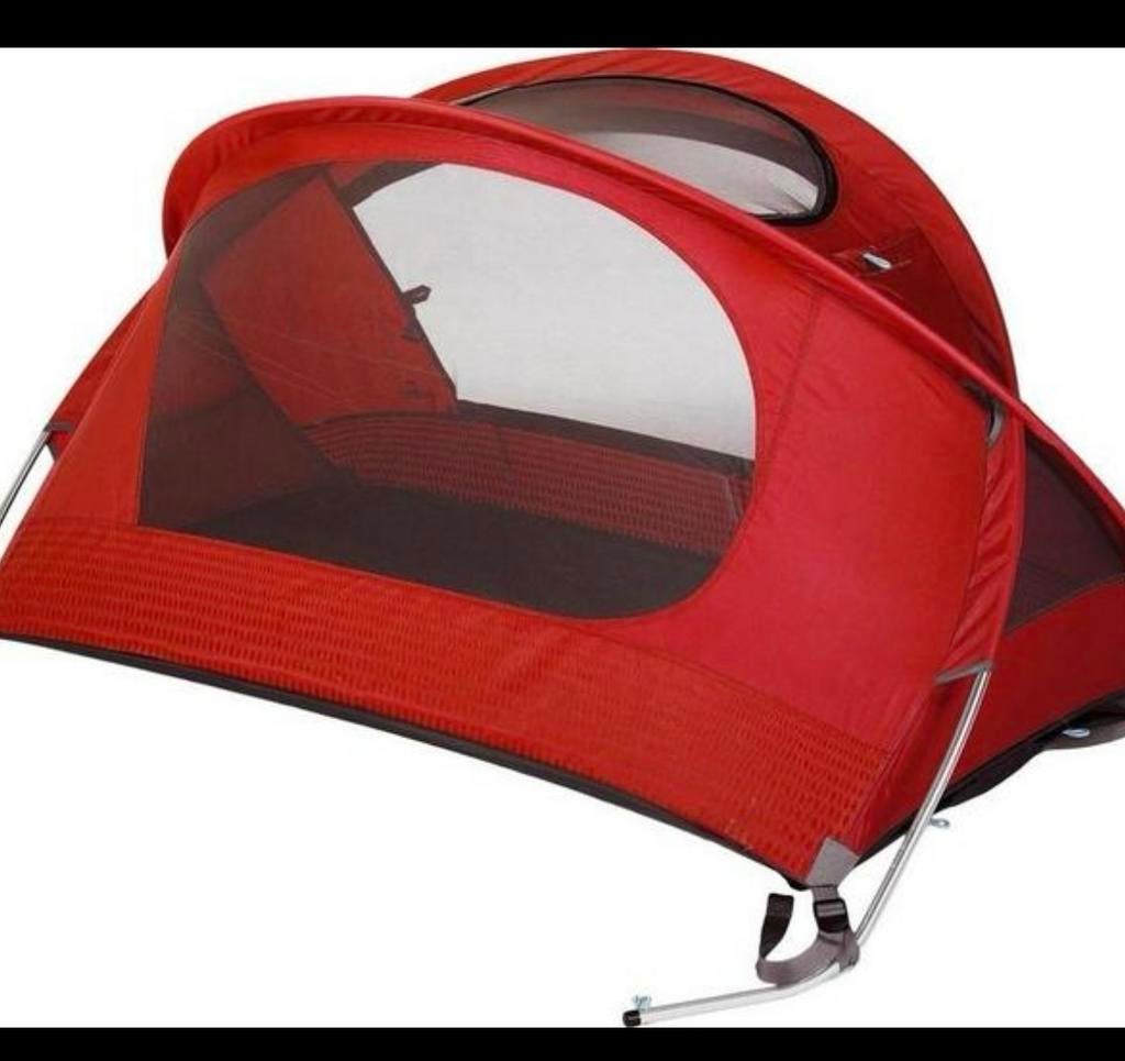 Compact Kinder Campingbed Tentje - Rood, Ophalen, Gebruikt, Tot en met 2