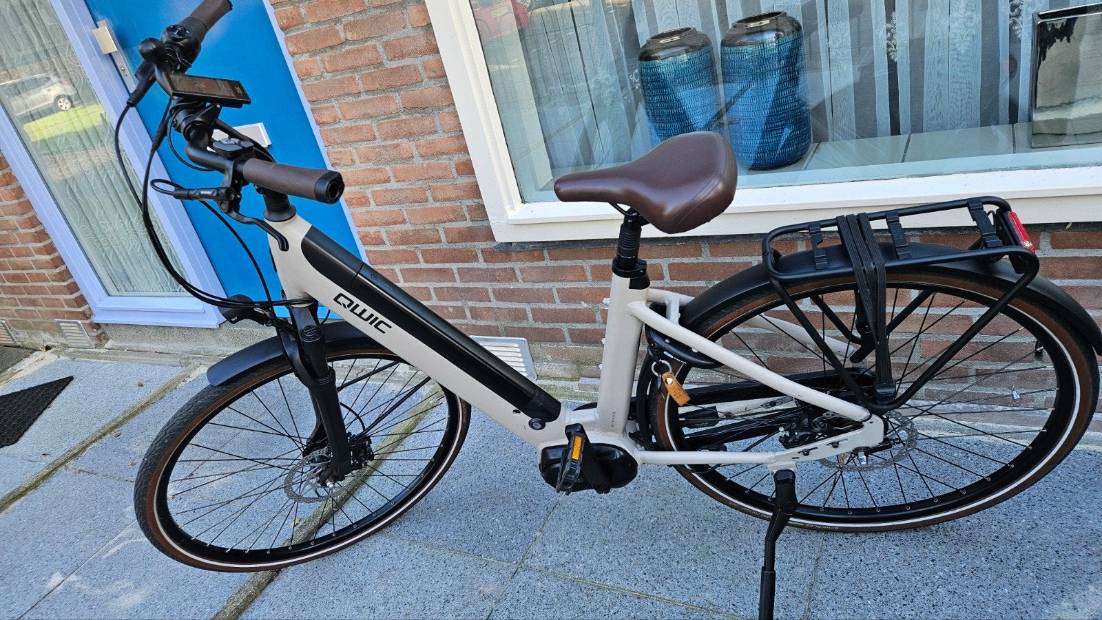 qwic elektrische damesfiets, Fietsen en Brommers, 51 tot 55 cm, Ophalen of Verzenden, Zo goed als nieuw, Overige merken