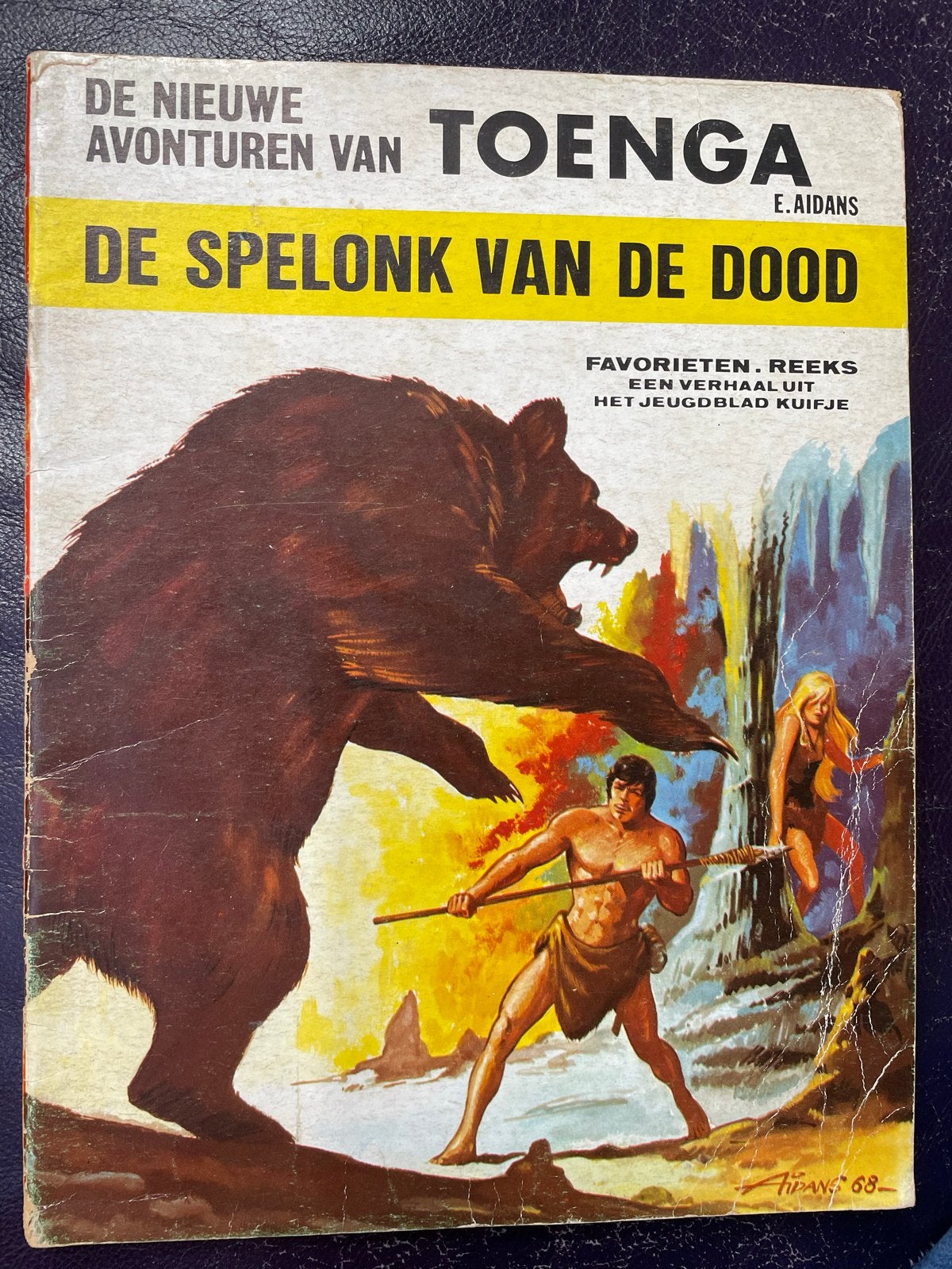 Toenga - De Spelonken van de Dood (1969), Boeken, Eén stripboek, Ophalen of Verzenden, Gelezen
