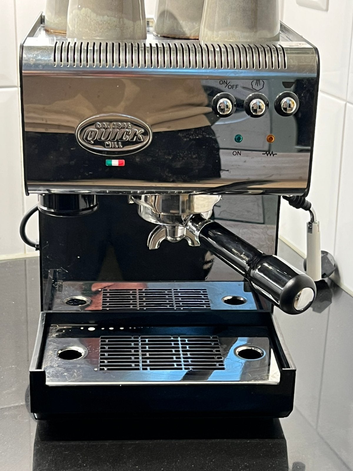Quick Mill 0820 Espresso Apparaat - Zo goed als nieuw, Witgoed en Apparatuur, Koffiezetapparaten, Stoompijpje, Espresso apparaat