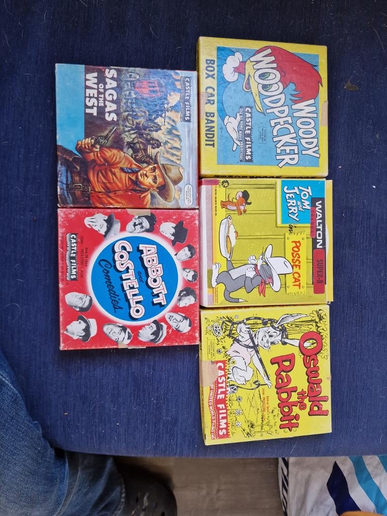 Vintage 8mm Castle Films: Woody Woodpecker, Tom & Jerry, Ophalen of Verzenden, 8mm film