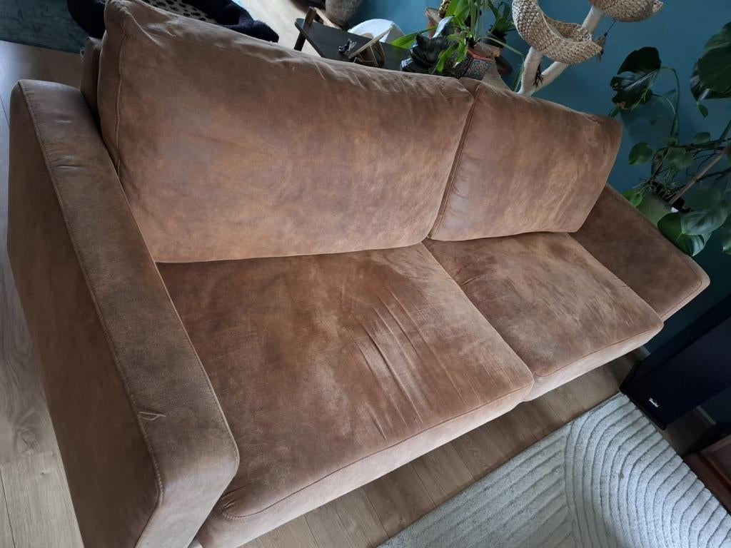 Mooie 2,5 persoons bank, Ophalen, Gebruikt, Minder dan 75 cm, Driepersoons