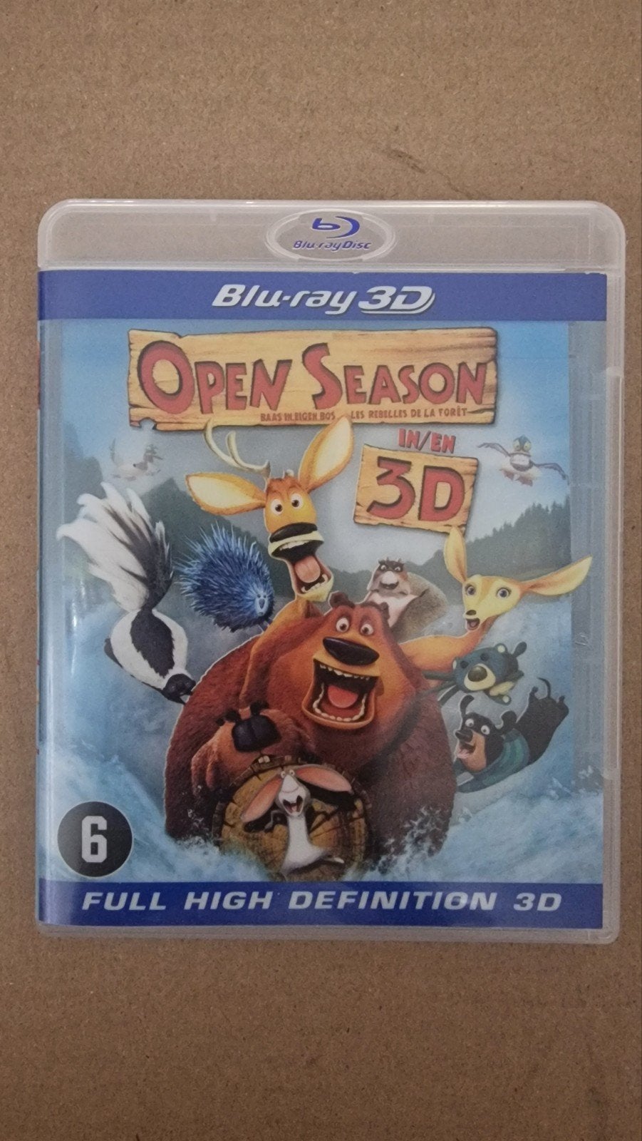 Baas in eigen Bos * Open Season * in 3D * blu-ray, Cd's en Dvd's, Blu-ray, Nederlands, Film, Nederlands, Ophalen of Verzenden