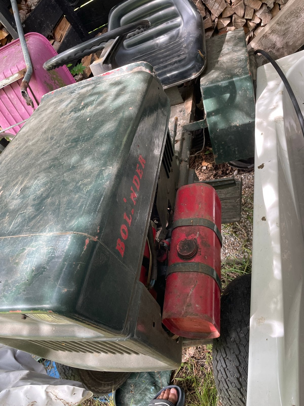 Bolens Husky Minitractor - Oldtimer, Ophalen