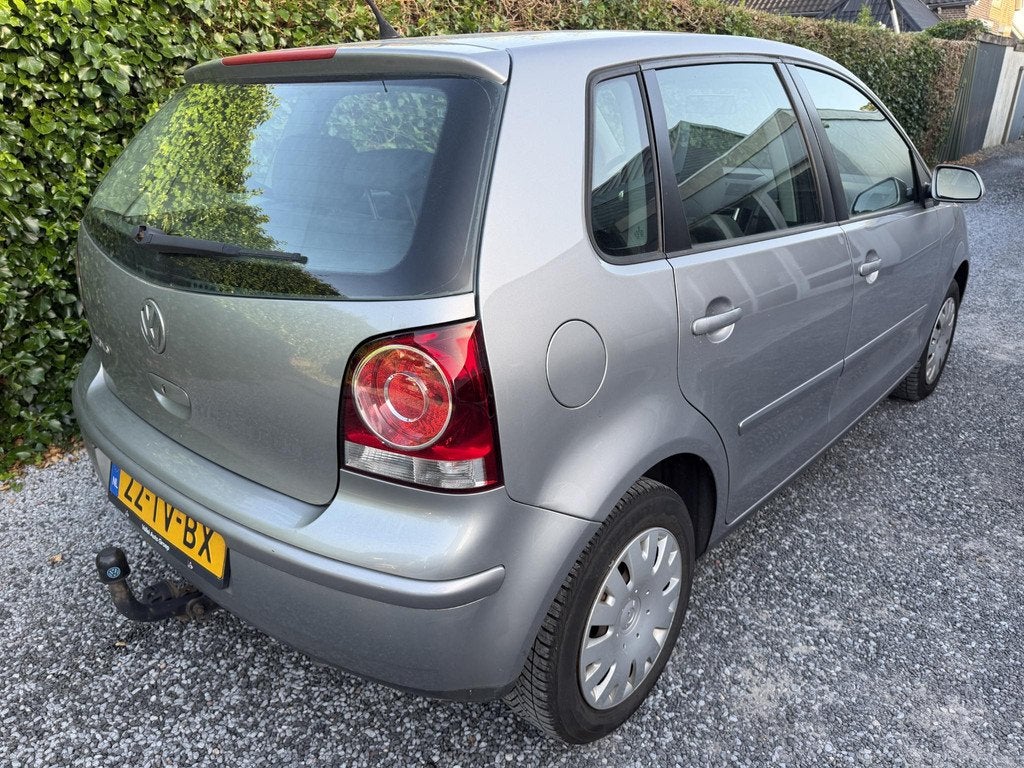 Volkswagen Polo 1.4-16V Optive | Airco | Cruise Control | El, Auto's, Voorwielaandrijving, Stof, Zwart, 4 cilinders