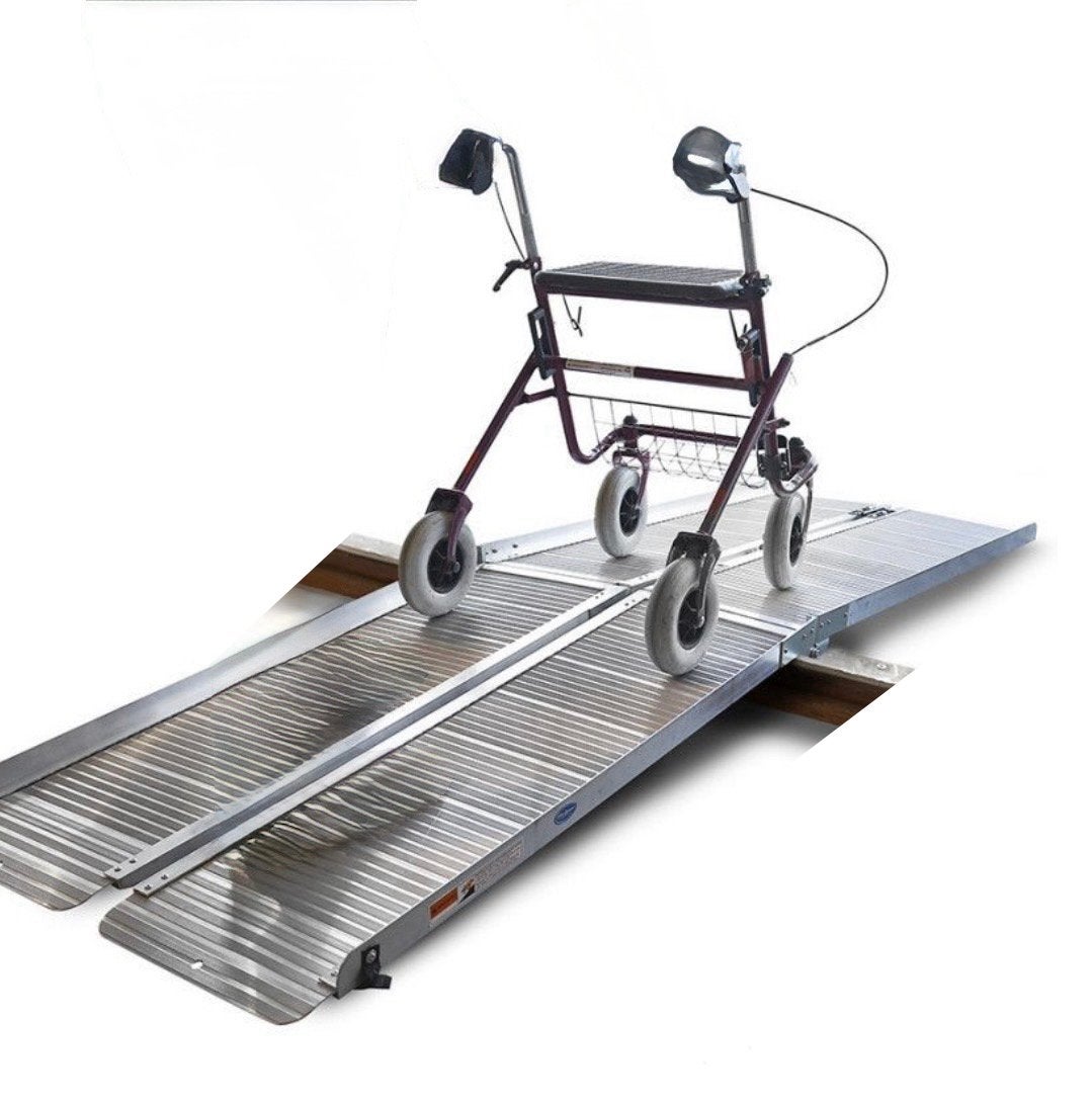 Oprijplaat rolstoel 300 cm opvouwbaar, Ophalen