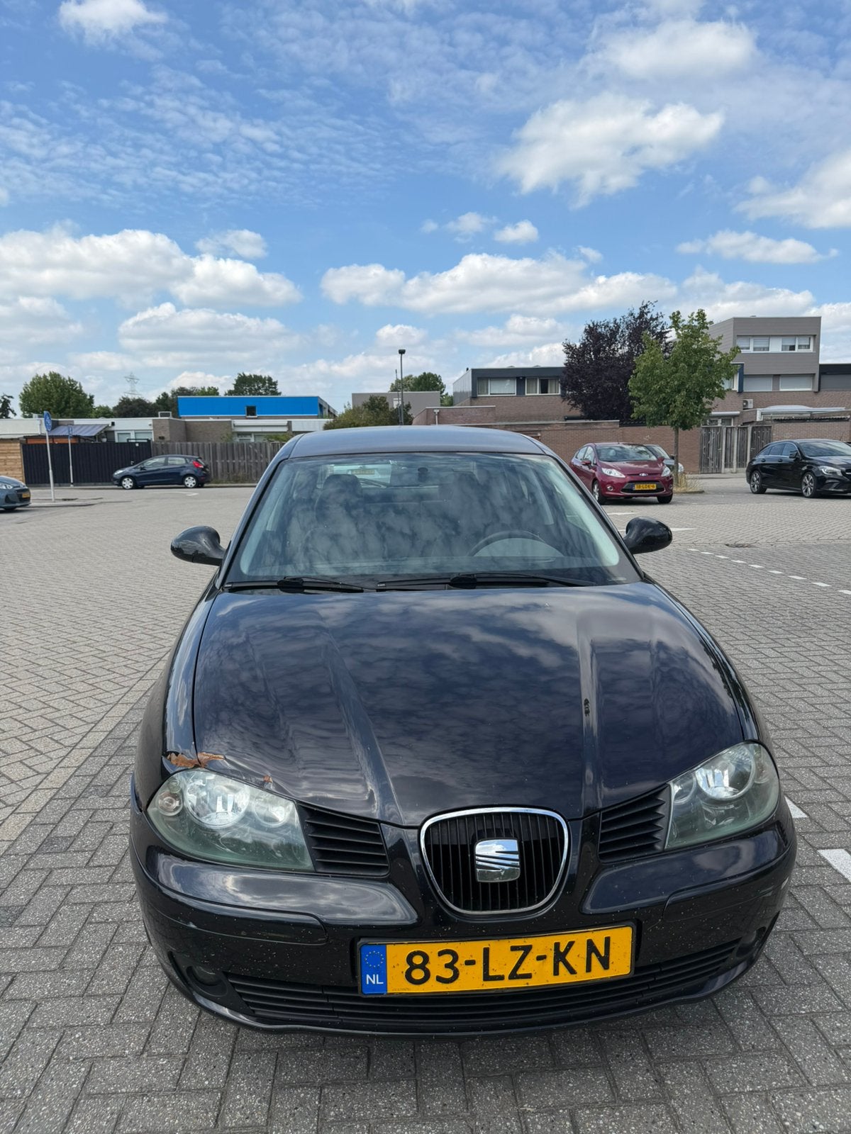 Seat Ibiza 1.4 16V 55KW 2003 Zwart, Auto's, Seat, Voorwielaandrijving, 4 cilinders, Origineel Nederlands, Handgeschakeld