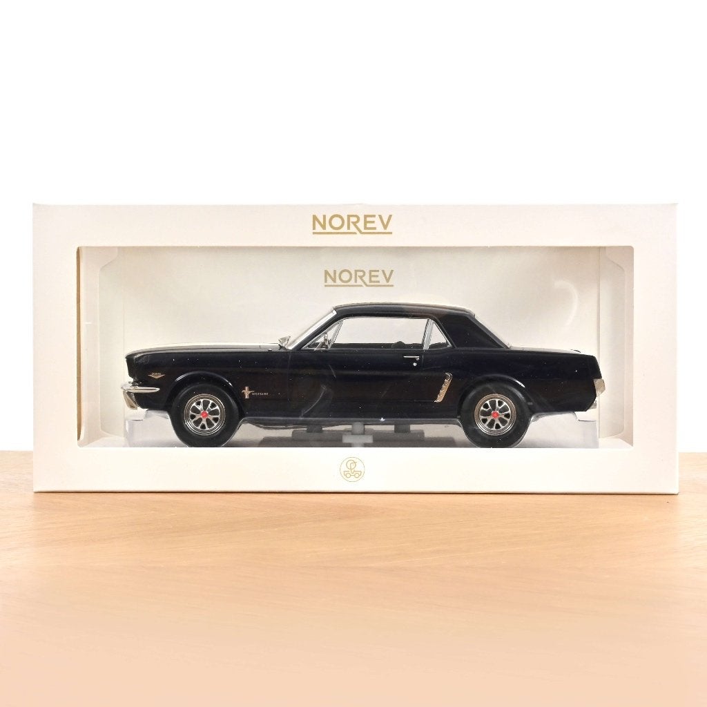 Ford Mustang Coupe 66 Nightmist Blauw 1/18 NOREV Ref 182805, Verzenden, Nieuw, Auto, Norev