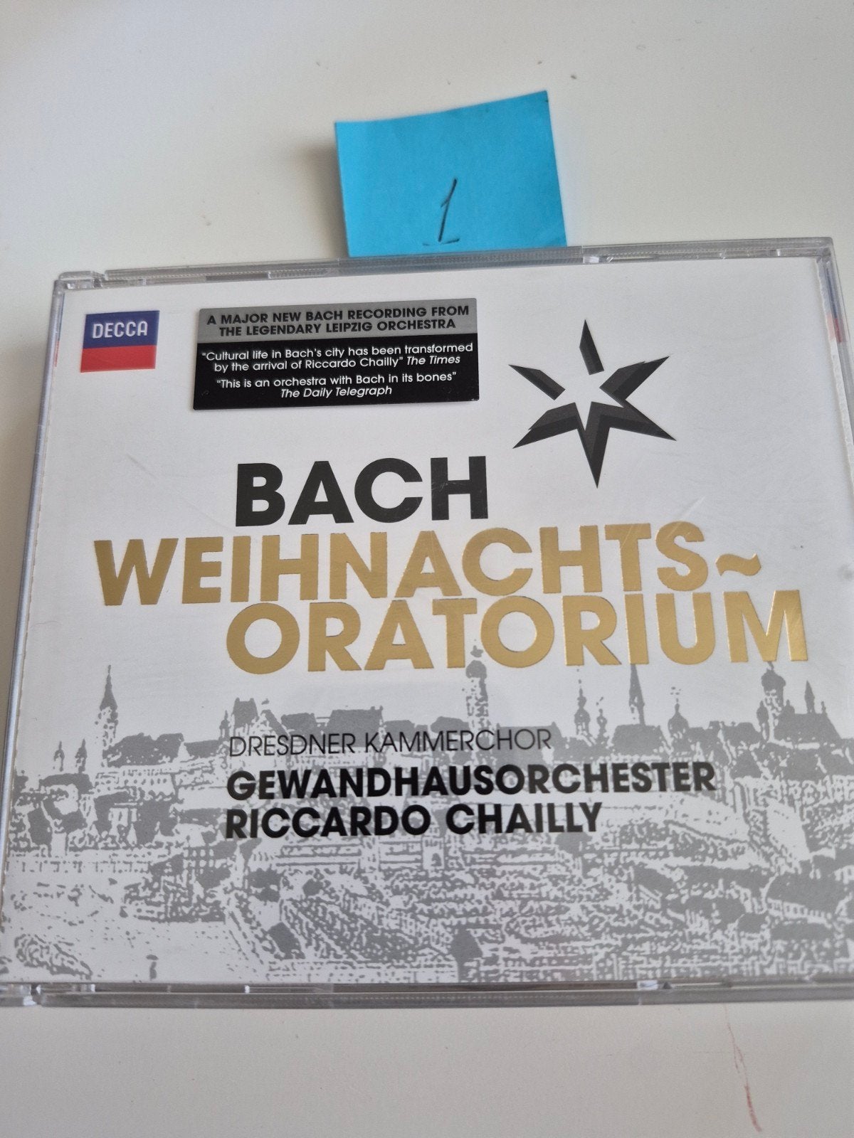 Bach: Weihnachtsoratorium - Riccardo Chailly (CD), Inclusief doosje, Ophalen of Verzenden, Zo goed als nieuw, Oratorium