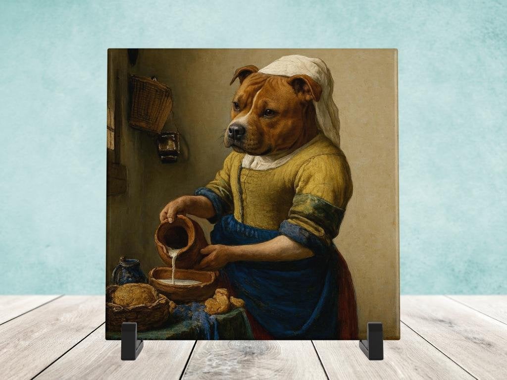 Het Melkmeisje - Staffordshire Bull Terrier, Verzenden, Nieuw