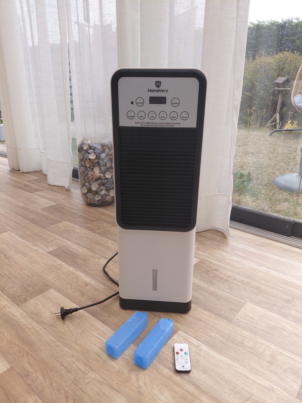 HomeVero 2-in-1 Aircooler en Verwarmer, Witgoed en Apparatuur, Airco's, Ophalen, Koelen en Ontvochtigen, Minder dan 60 m³, 3 snelheden of meer