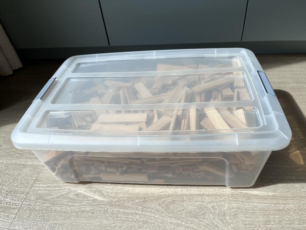 Kapla 559 stuks, Kinderen en Baby's, Speelgoed | Houten speelgoed, Ophalen, Gebruikt, Overige typen