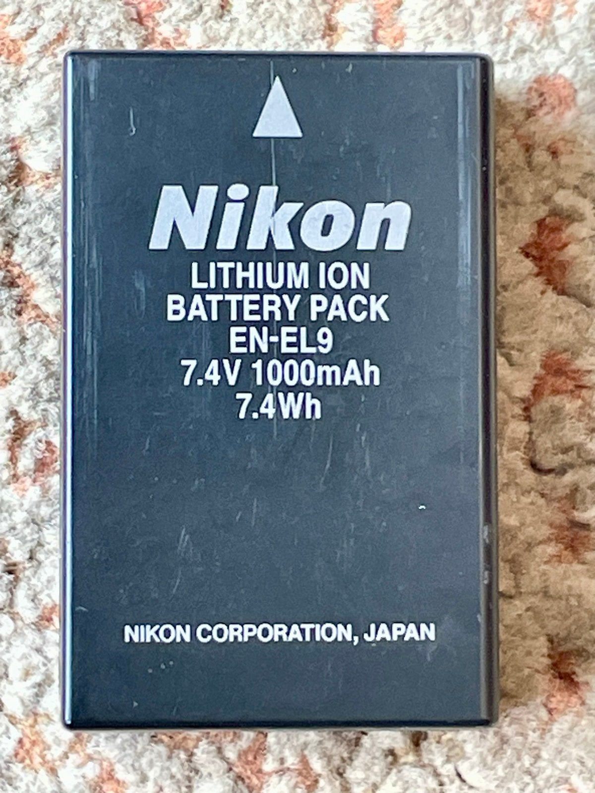 Nikon EN-EL9 Li-ion Accu voor D40, D40X, D60, D3000, D5000, Ophalen of Verzenden, Gebruikt, Oplaadbaar