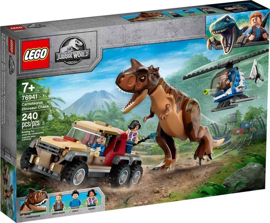 LEGO Jurassic World 76941 Carnotaurus Dinosaurus Achtervolgi, Ophalen of Verzenden