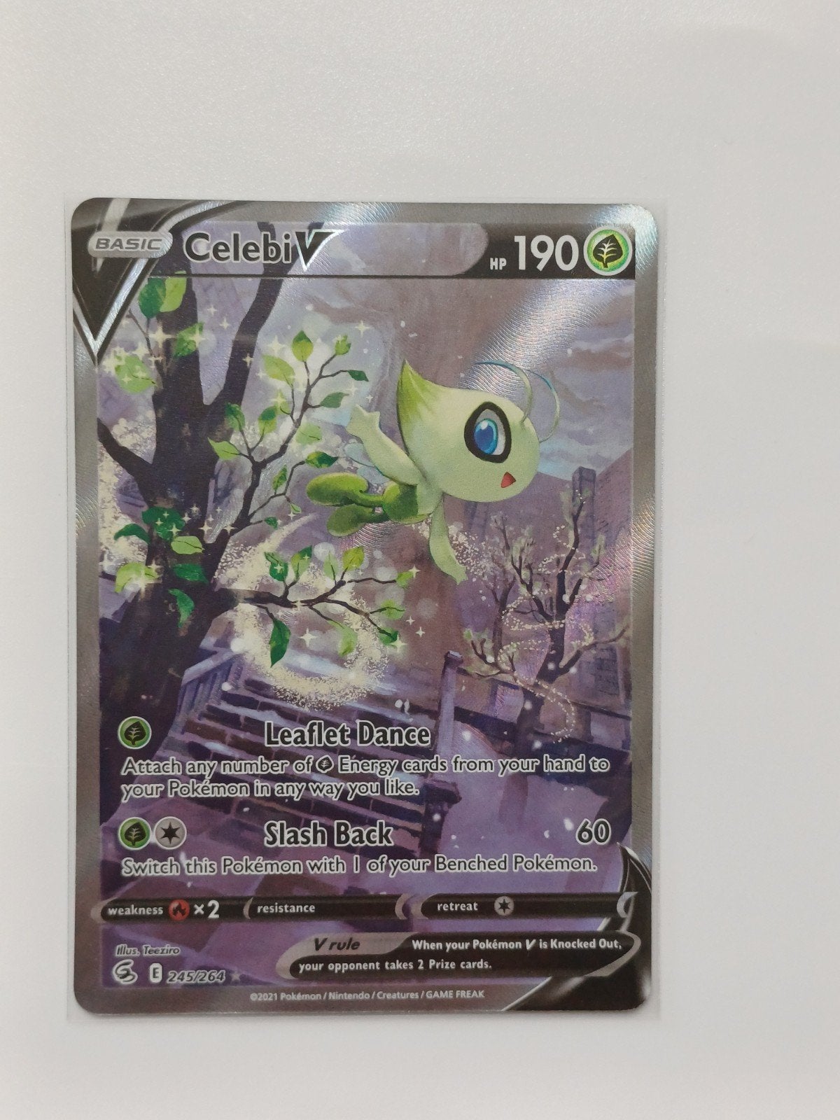 Celebi V #245 (Fusion Strike) - NM, Verzenden, Zo goed als nieuw, Losse kaart, Foil
