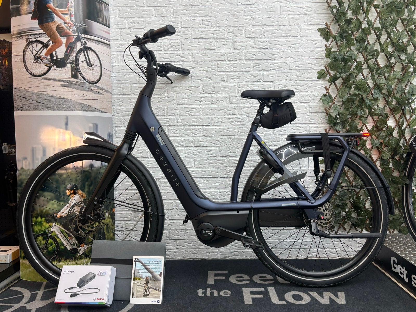 Gazelle Avignon C8+ Smart E-bike - Zo goed als nieuw, Ophalen of Verzenden, Zo goed als nieuw, 50 km per accu of meer, 55 tot 59 cm