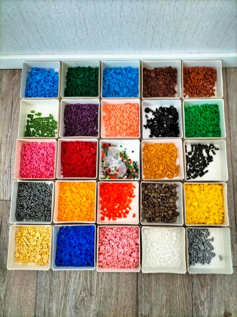 Grote verzameling Ministeck met platen en gereedschap, Hobby en Vrije tijd, Ministeck, Ophalen, Gebruikt, Losse ministeck of Strip