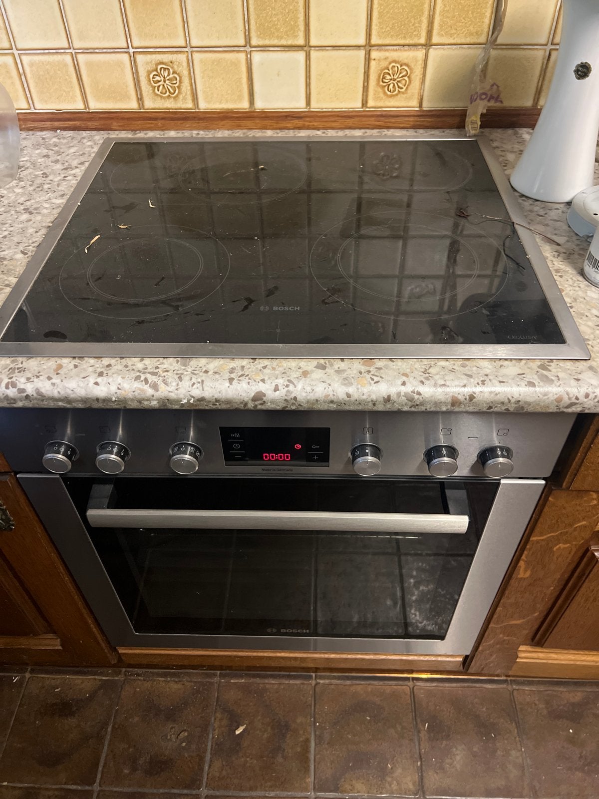 Bosch Inbouw Oven en Inductieplaat - ophalen, Ophalen, Gebruikt, Oven, Hete lucht