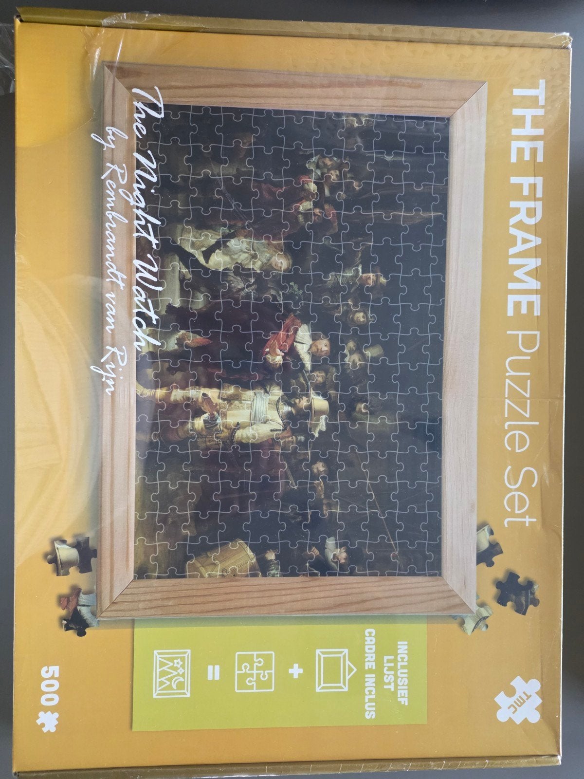 De Nachtwacht Legpuzzel met Lijst - 500 stukjes, Ophalen of Verzenden