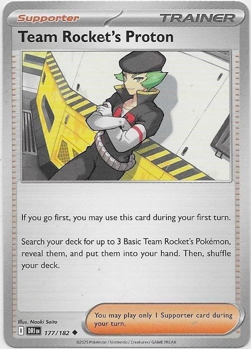 Destined Rivals,  Team Rocket's Proton [uncommon] 177/182, Verzenden, Nieuw, Losse kaart