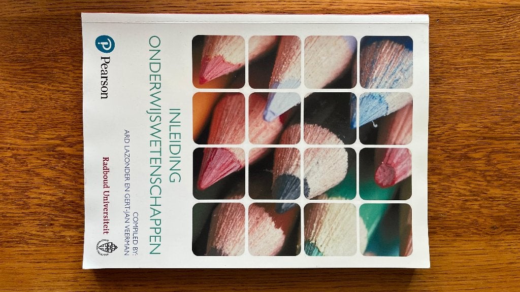 Inleiding onderwijswetenschappen, Boeken, Ophalen of Verzenden, Beta, Zo goed als nieuw, WO