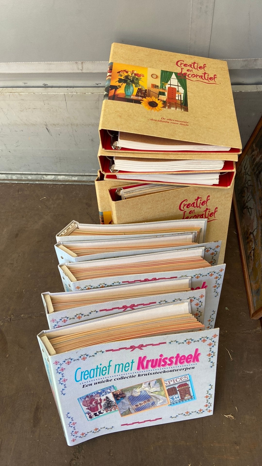Mappen borduren en andere creatieve vormen, Ophalen, Gelezen