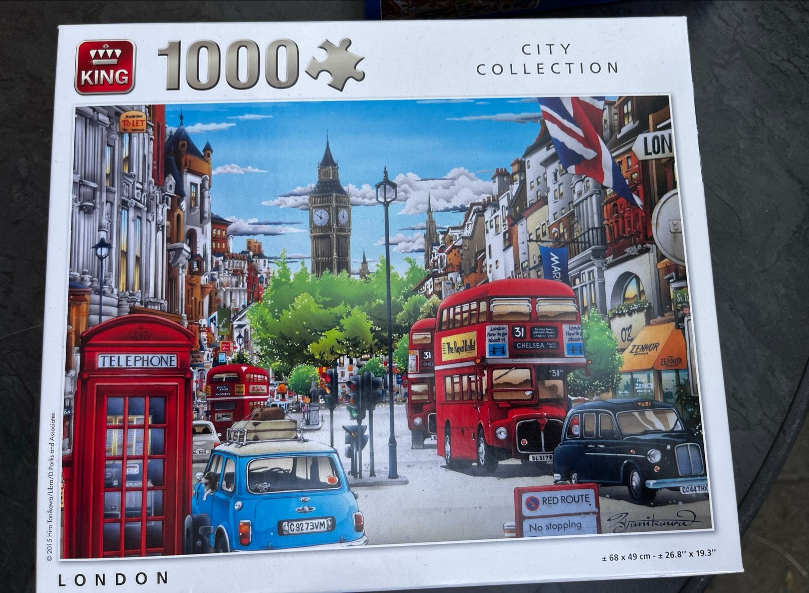 King City Collection London Puzzel 1000 stukjes, Ophalen of Verzenden, 500 t/m 1500 stukjes, Zo goed als nieuw, Legpuzzel