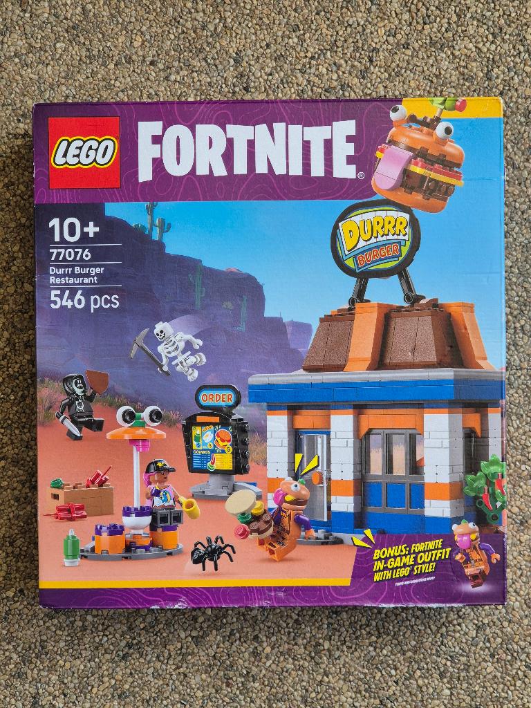 FORTNITE burger restaurant 77076 NEW, Lego, Overige typen, Nieuw, Compleet
