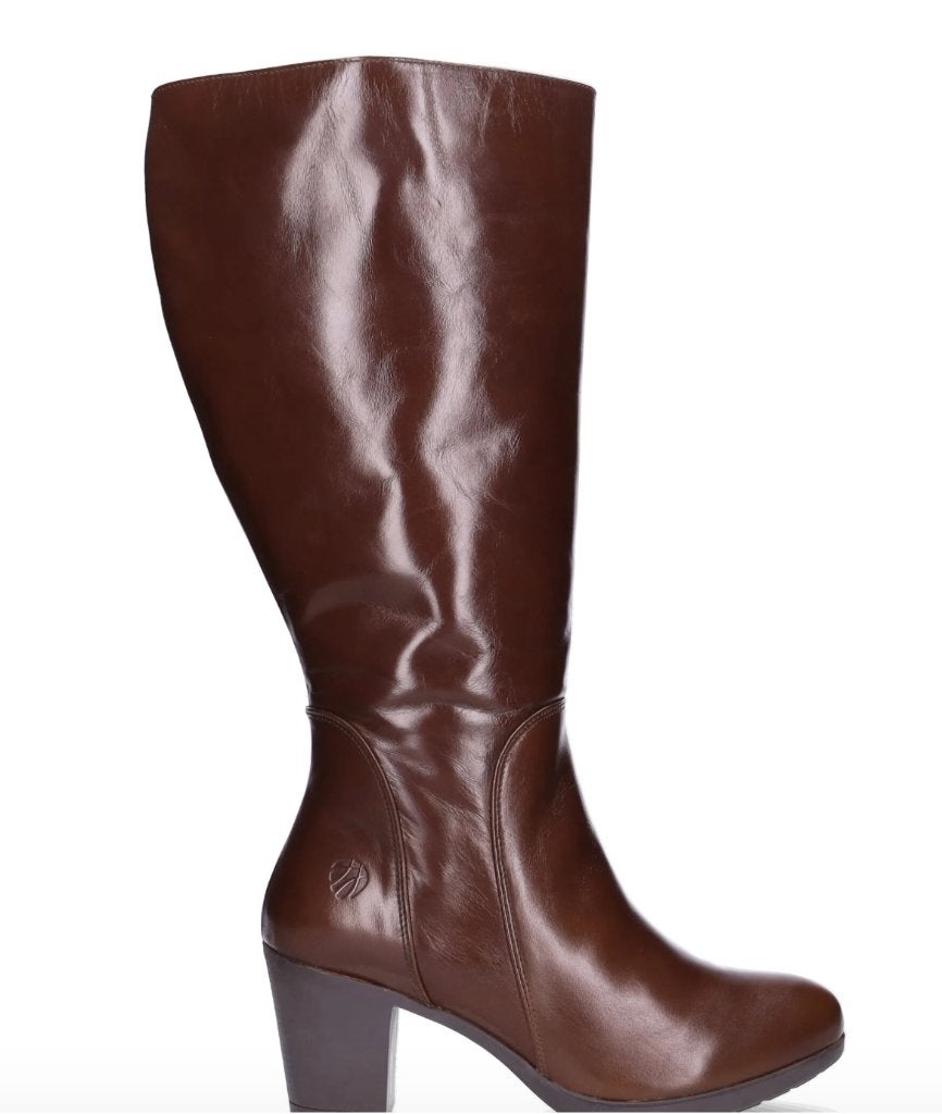 JJ footwear Brora Cognac Laars 39 XL, Kleding | Dames, Ophalen of Verzenden, Bruin, JJ Footwear, Sneakers of Gympen