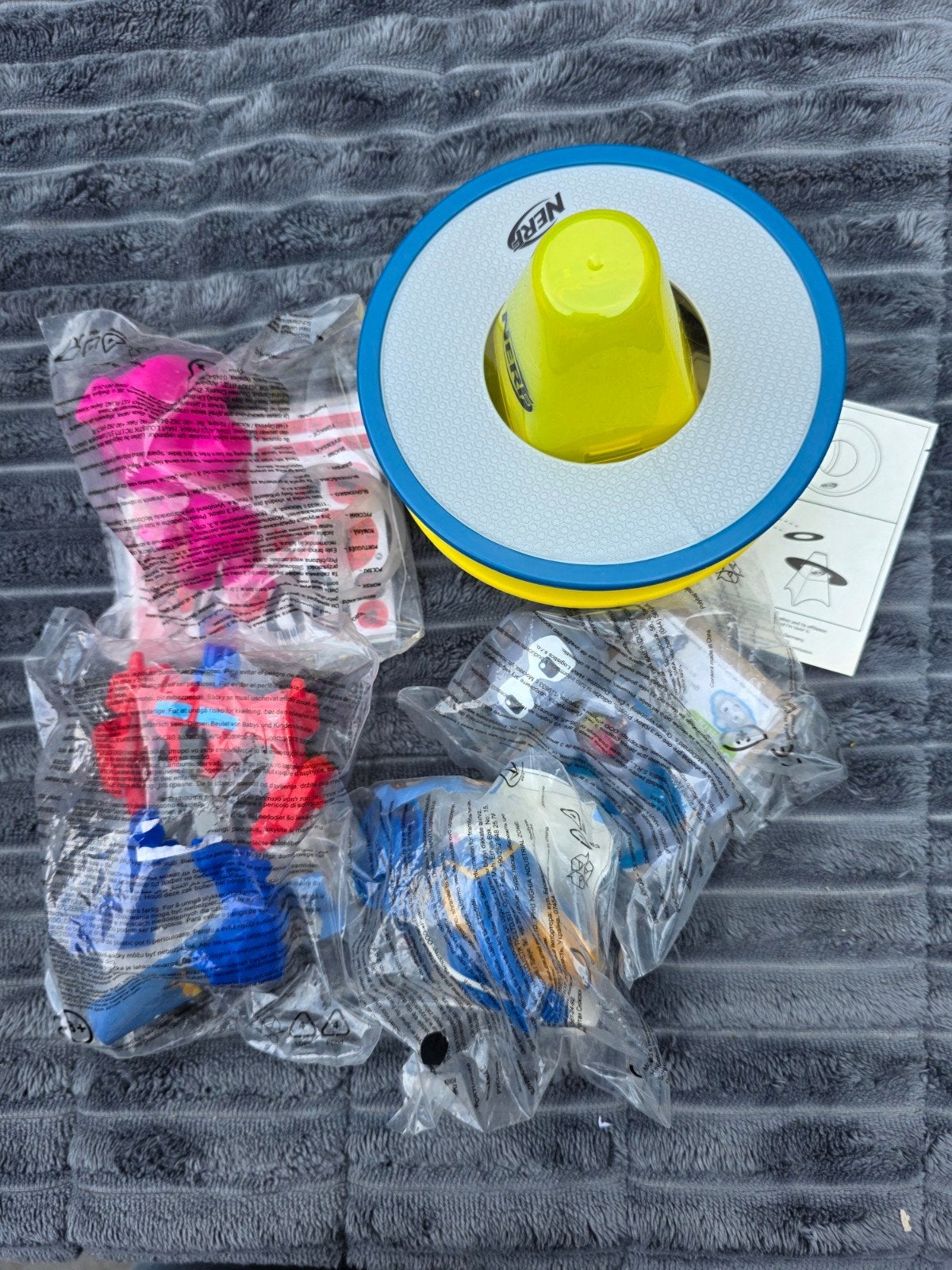 Nerf ring en diverse McDonald's Happy Meal speeltjes, Ophalen of Verzenden, Nieuw, Jongen of Meisje
