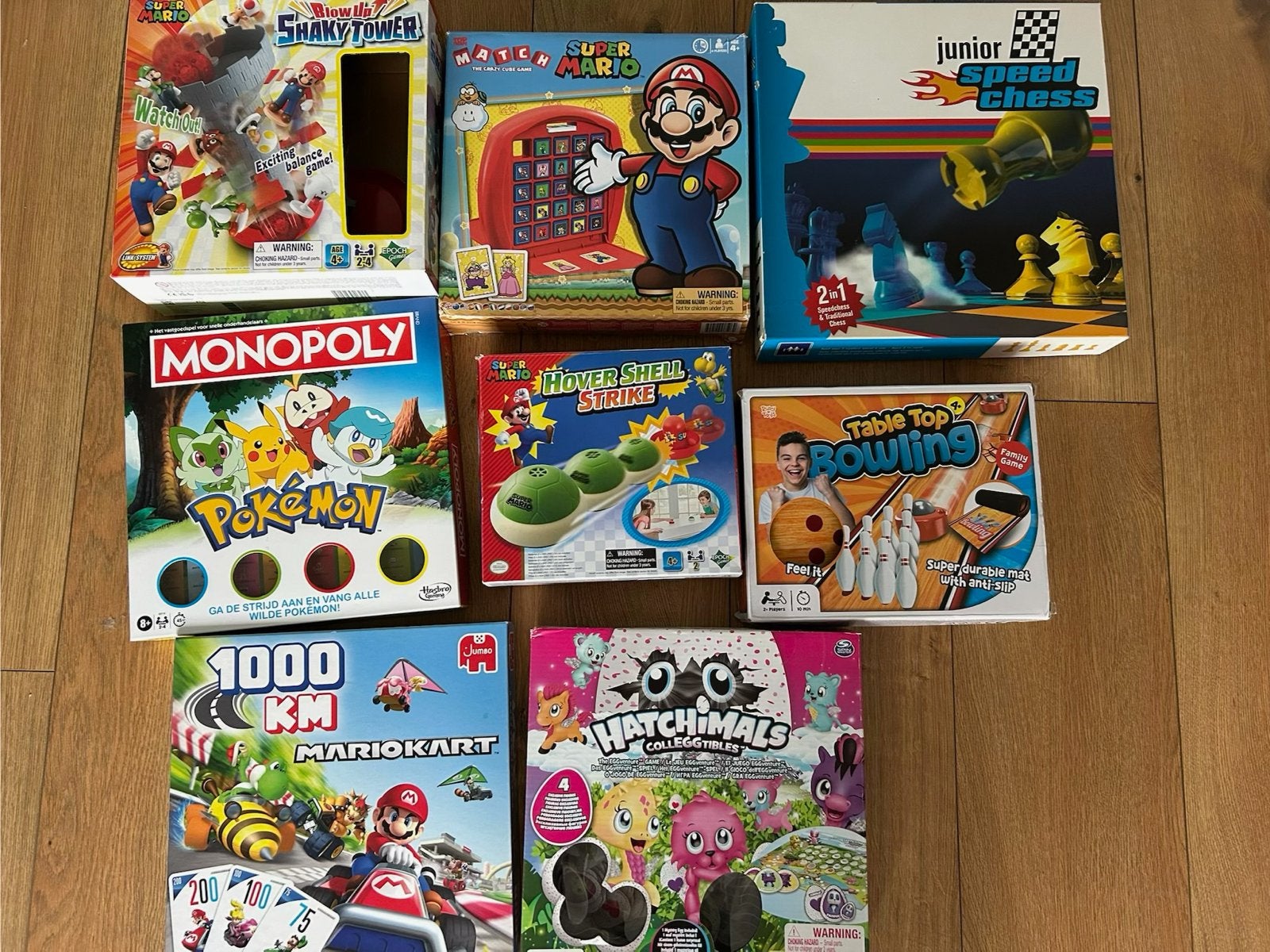 Diverse bordspellen en speelgoed, Een of twee spelers, Ophalen, Gebruikt