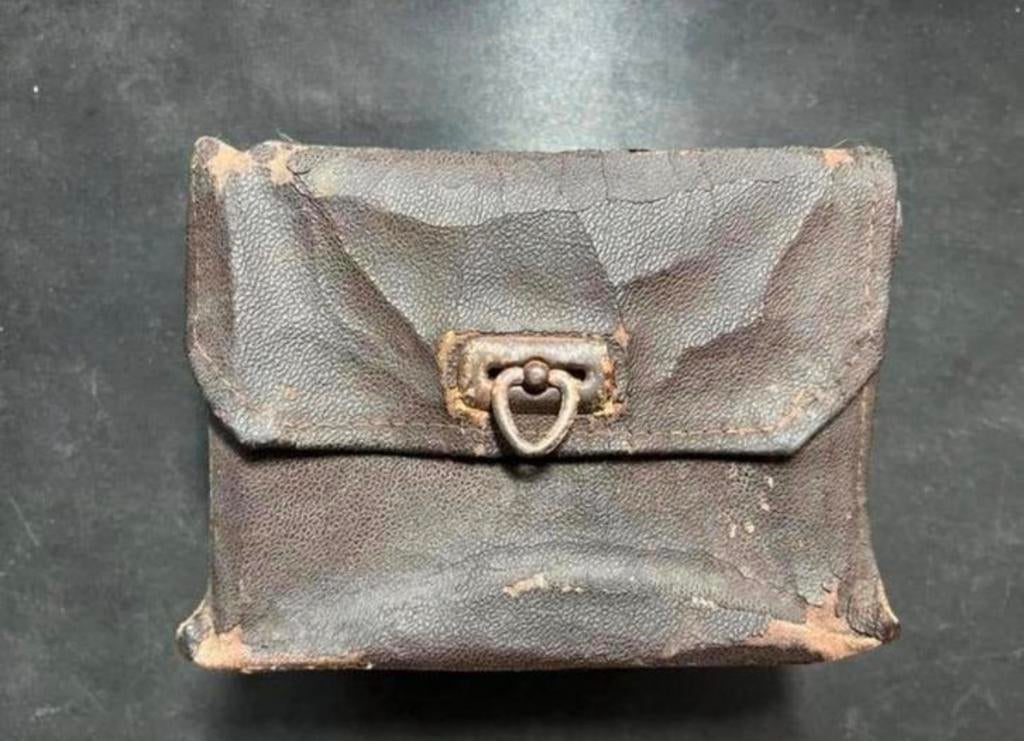 Antieke fotocamera met foudraal, Ophalen of Verzenden