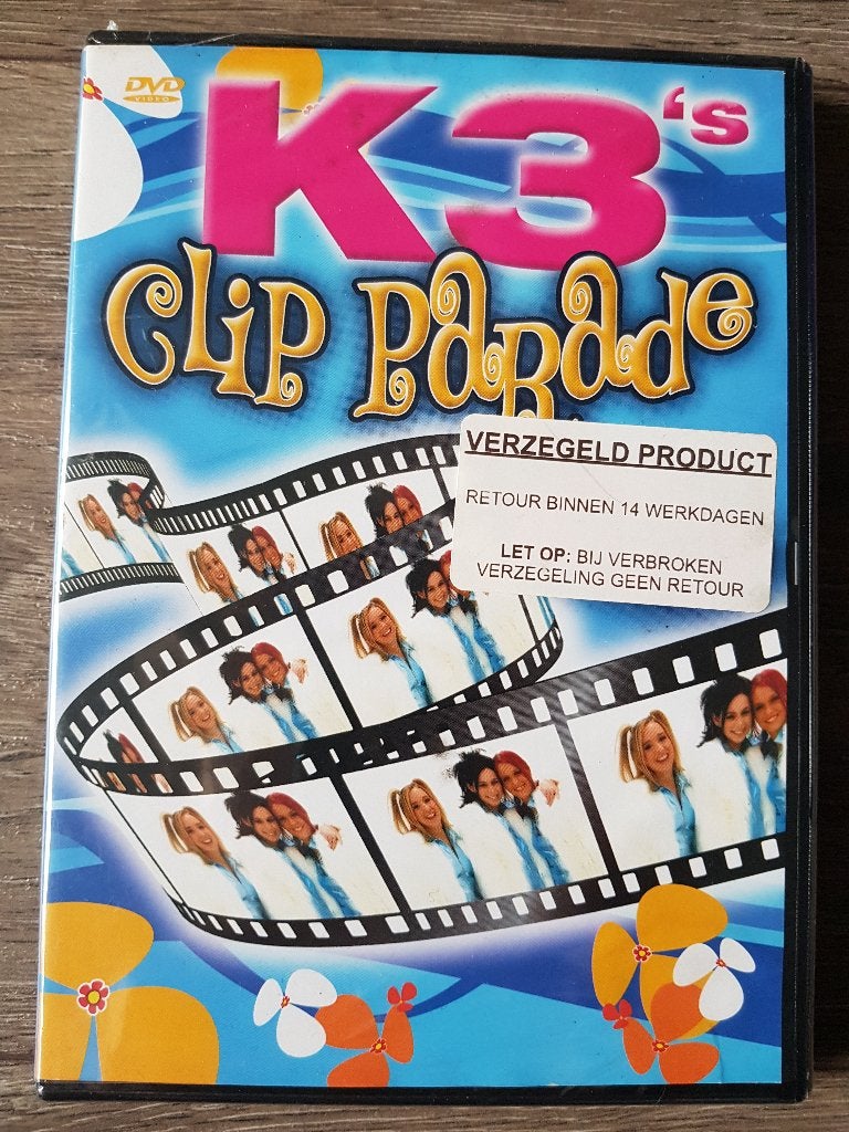 Dvd : K3's Clip Parade (nieuw in verpakking!), Alle leeftijden, Ophalen of Verzenden, Nieuw in verpakking