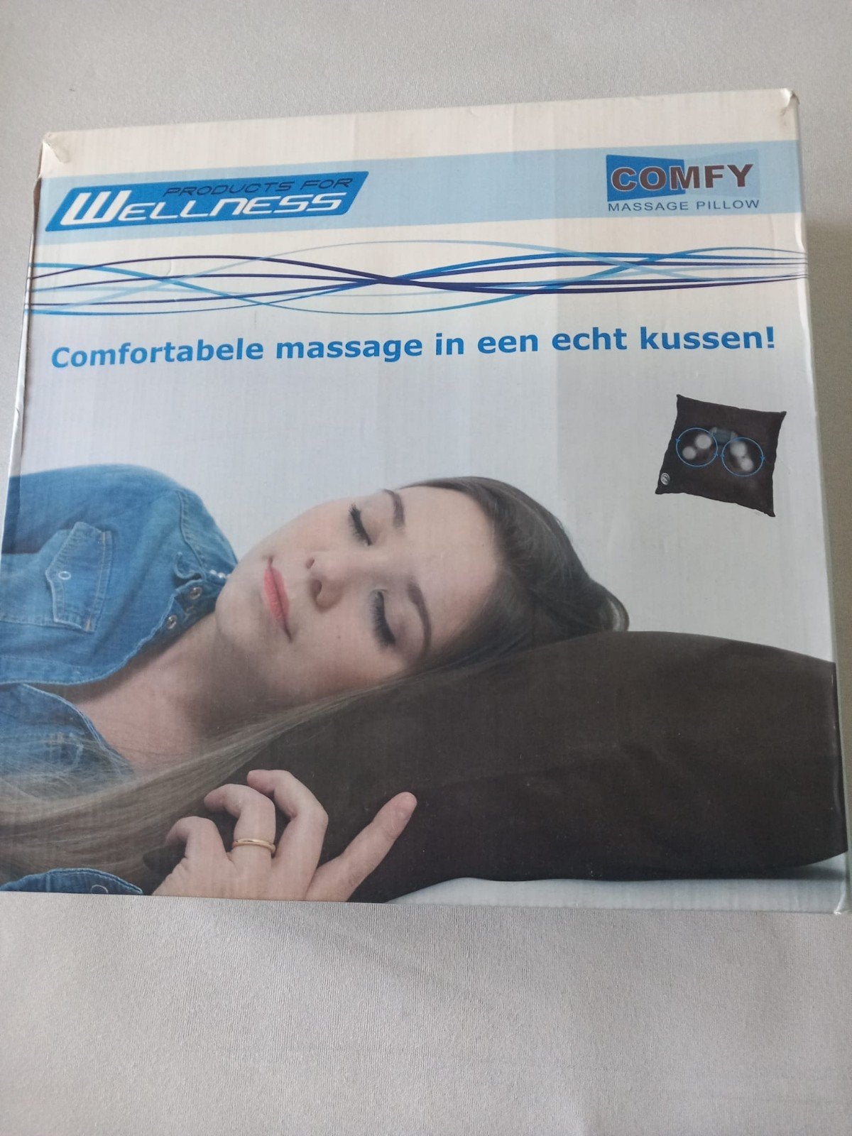 Massagekussen electrisch (met adapter), Ophalen of Verzenden, Zo goed als nieuw, Massagestoel of Kussen