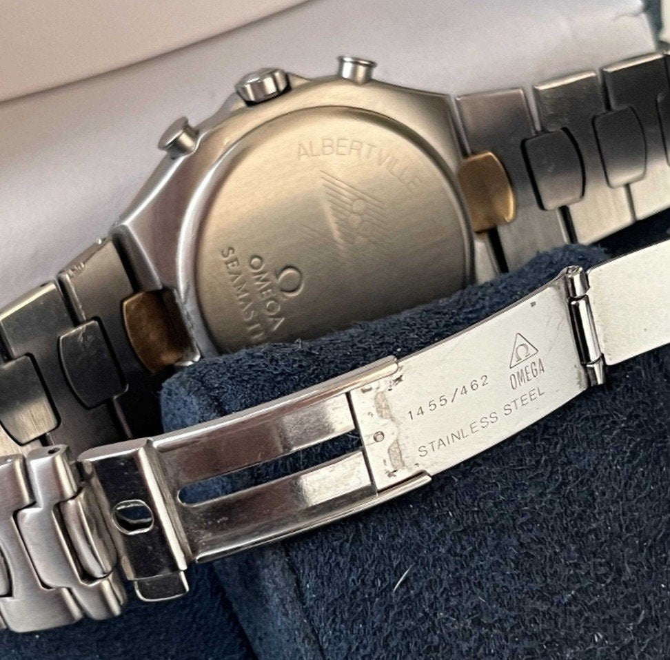 Omega Seamster Olympia model no-305/499, Polshorloge, Ophalen of Verzenden, Zo goed als nieuw, Omega