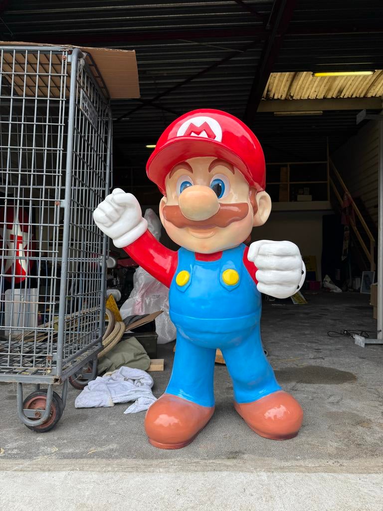 Mega Grote Mario figuur beeld, Verzamelen, Beelden en Beeldjes, Ophalen, Gebruikt, Fantasy