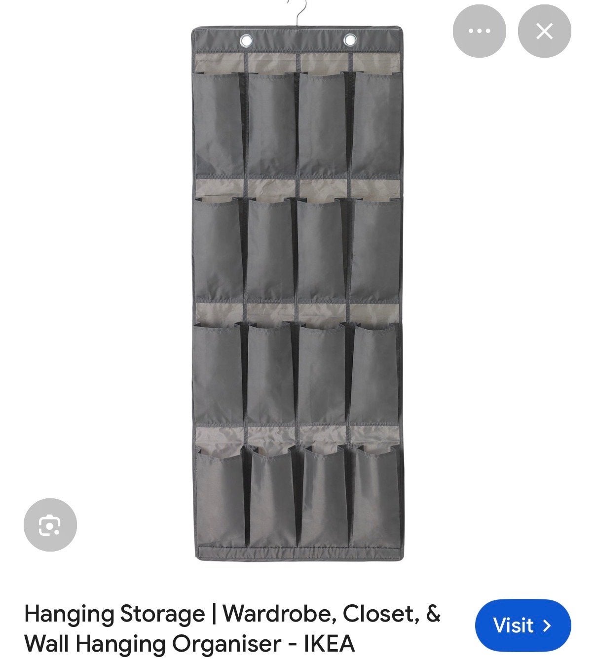 IKEA SKUBB hangende organizer met 16 vakken, Ophalen, Gebruikt