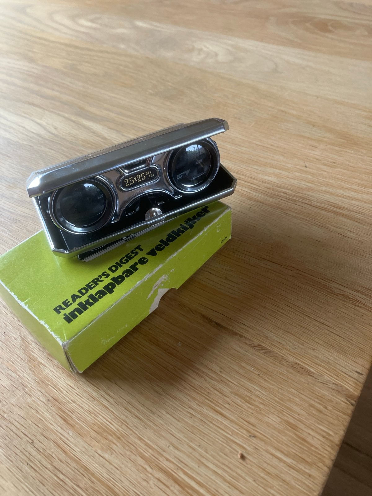 Reader's Digest Inklapbare Veldkijker 2.5x25, Audio, Tv en Foto, Minder dan 8x, Overige typen, Ophalen of Verzenden, Zo goed als nieuw