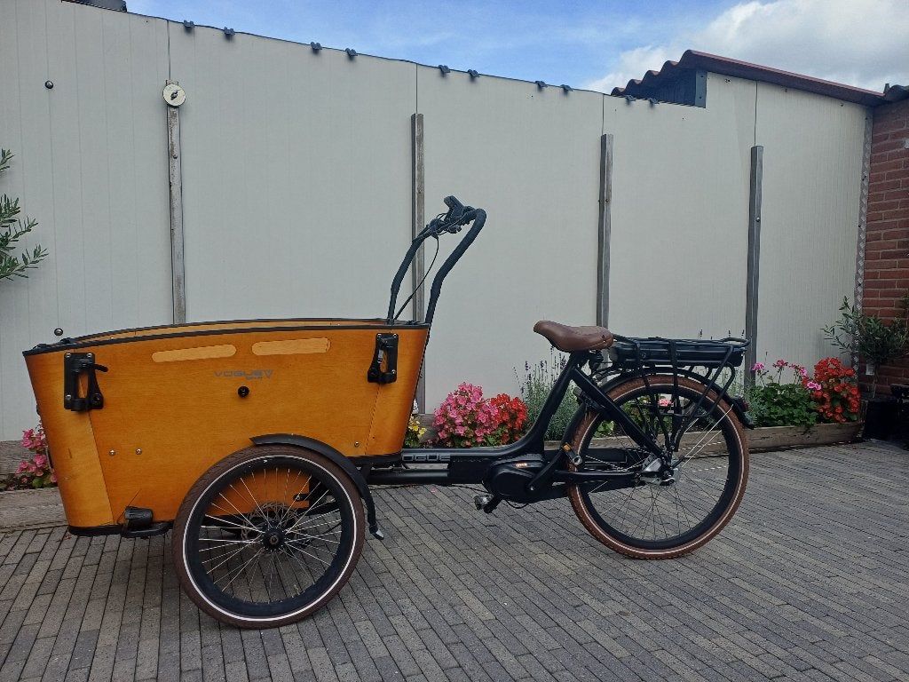 Electrische Bakfiets, 4 kinderen of meer, Gebruikt, Elektrisch, Schijfrem