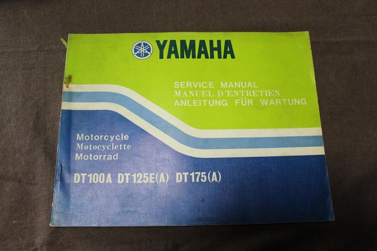 Yamaha DT100 DT125 DT175 A 1973 motorcycle service manual, Ophalen of Verzenden, Yamaha