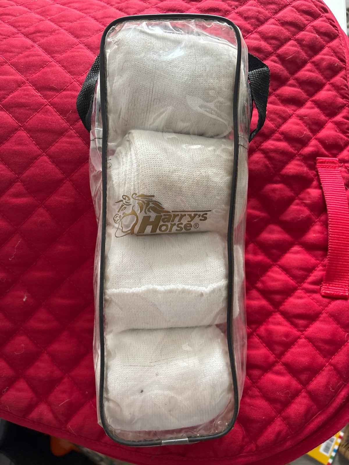 Harry horse bandages wit 2x, Dieren en Toebehoren, Paarden en Pony's | Overige Paardenspullen, Ophalen of Verzenden, Dressuur