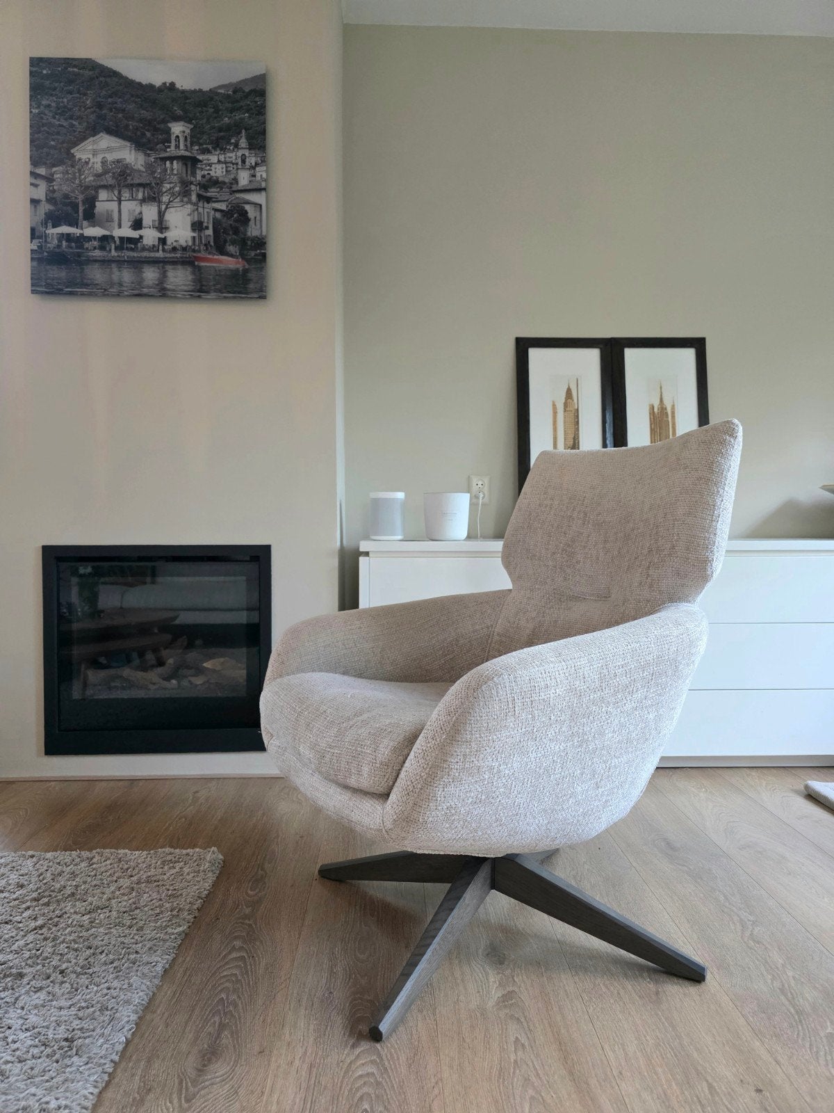 2x Leolux Lloyd draai fauteuil design Gino Carollo, Huis en Inrichting, Fauteuils, Stof, 50 tot 75 cm, 75 tot 100 cm, Ophalen of Verzenden
