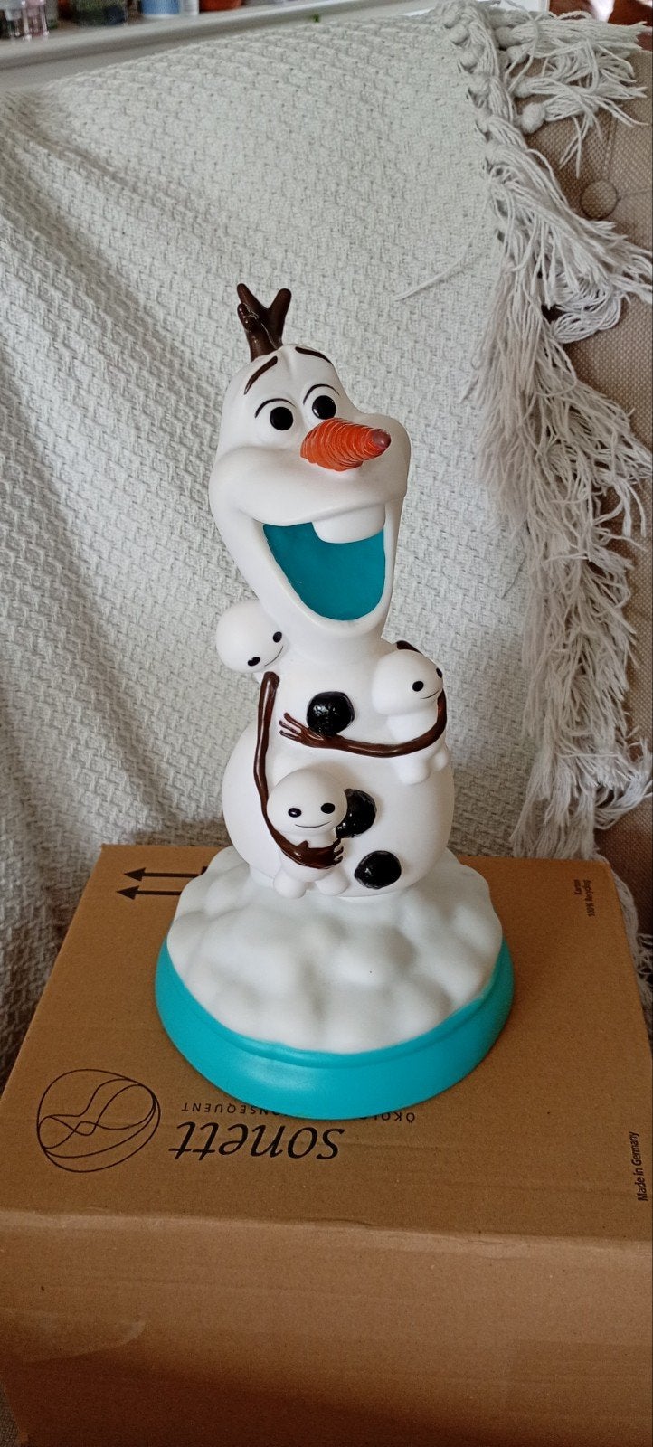 Olaf nachtlampje / decoratie Frozen Disney, 31 cm lang., Ophalen of Verzenden, Jongen of Meisje