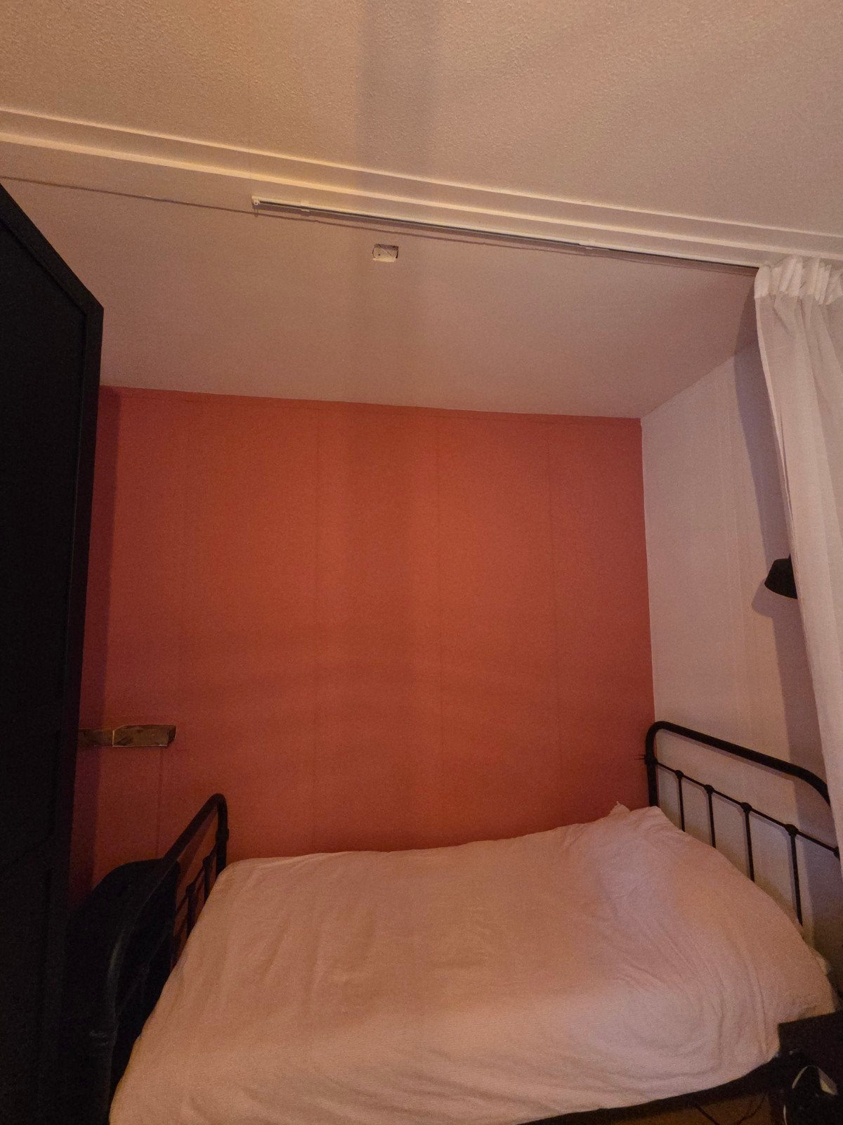 Leen Bakker Bed Anna eenpersoonsbed 90x200 antraciet, Huis en Inrichting, Ophalen, 90 cm, Eenpersoons, Zo goed als nieuw