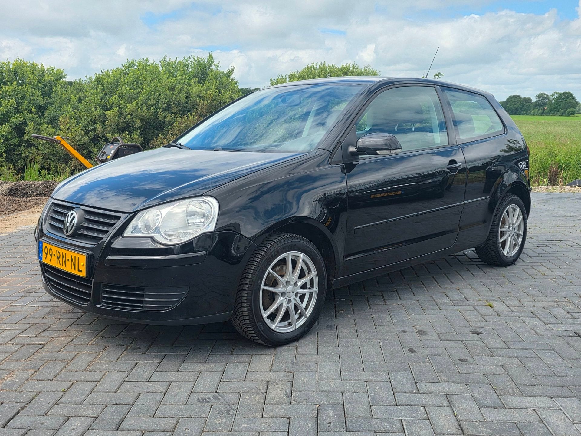 Volkswagen Polo 1.4-16V Turijn 2005 inruil koopje!, Voorwielaandrijving, Zwart, Origineel Nederlands, Bedrijf