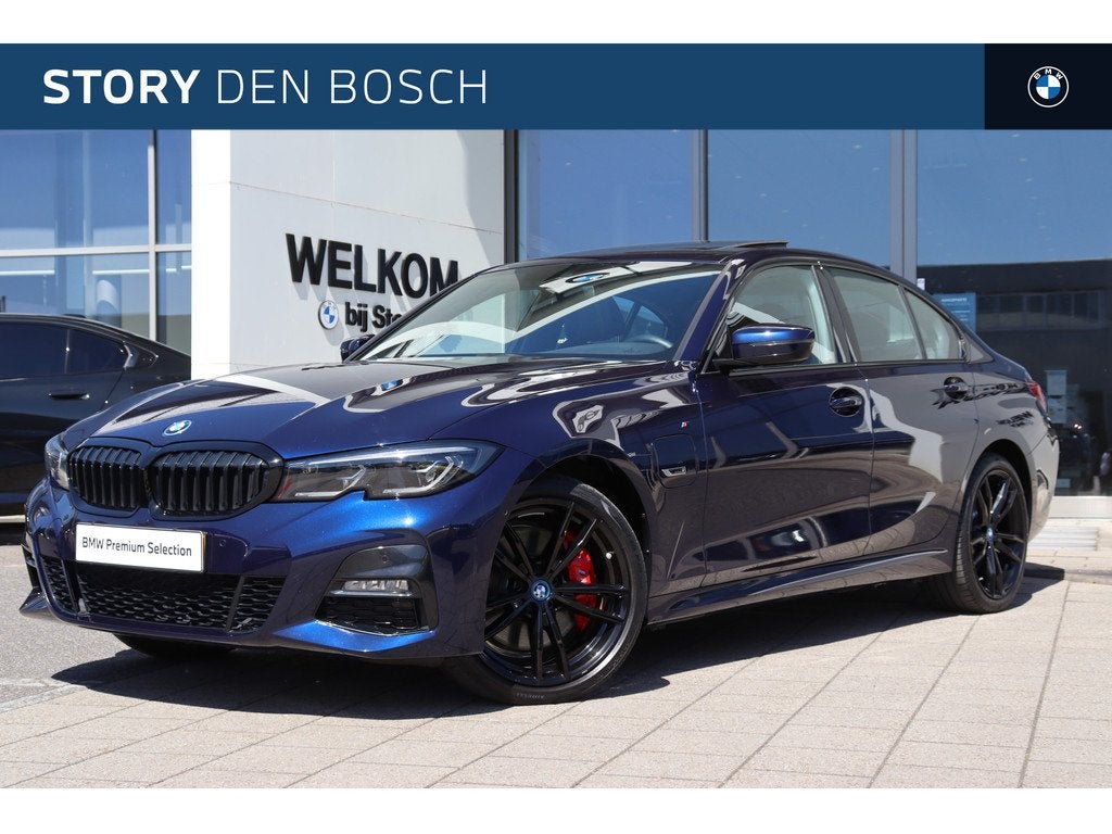 BMW 3 Serie 330e High Executive M Sport Automaat / Schuif-Ka, Auto's, BMW, Bedrijf, Te koop, 3-Serie, Achteruitrijcamera, Airconditioning