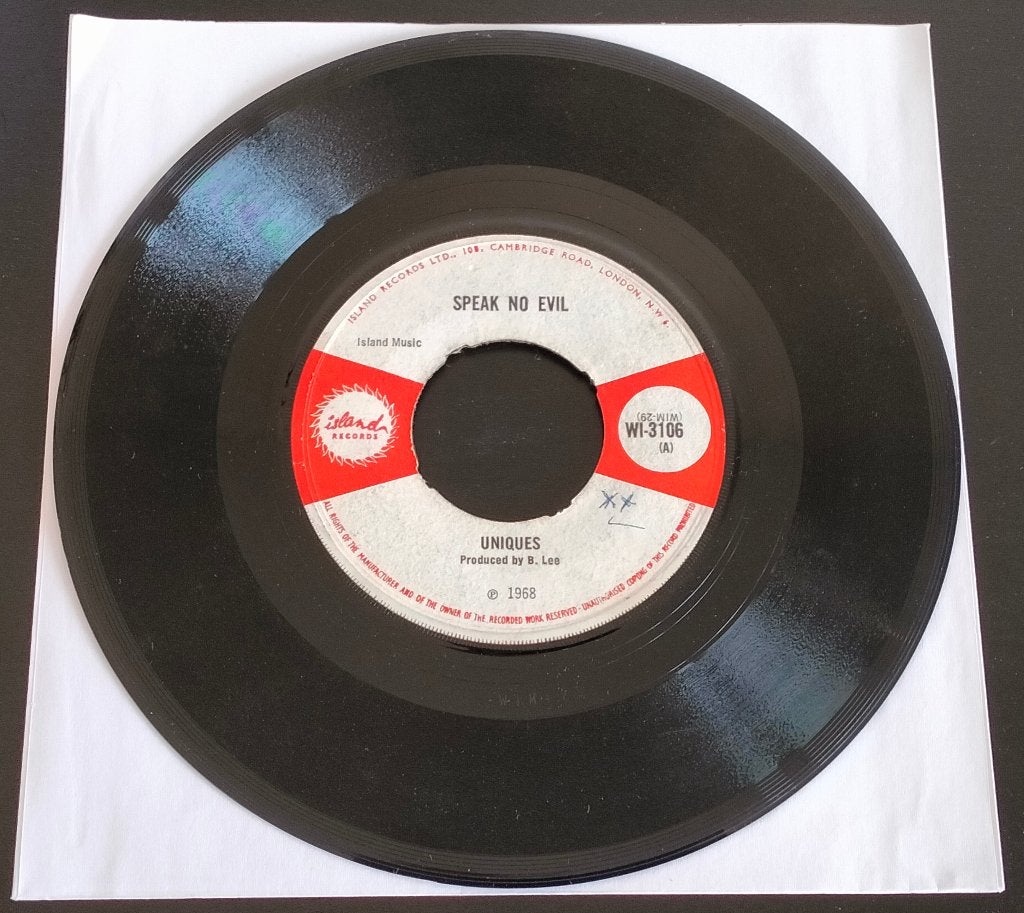 Uniques Speak no evil/Glen Adams That new girl (Reggae), Ophalen of Verzenden, Gebruikt, Reggae en Ska
